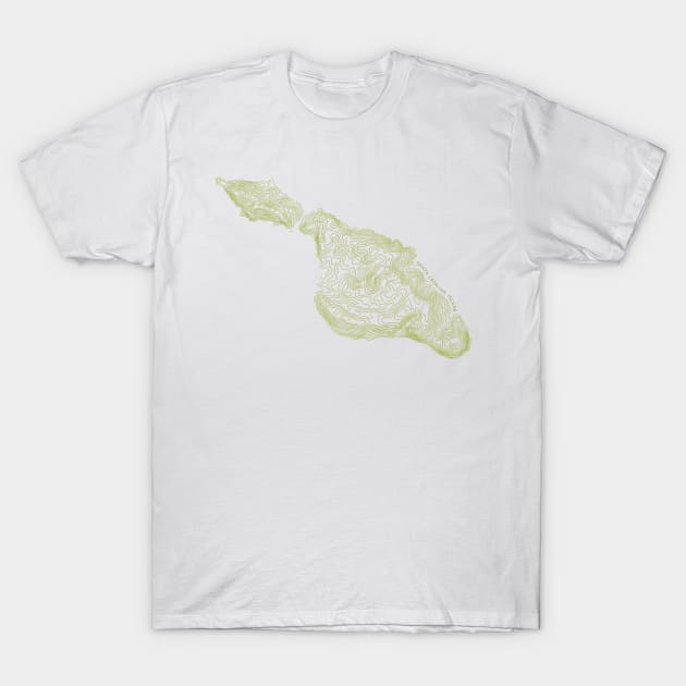 Santa Catalina Island (green) T-Shirt by simplistictees